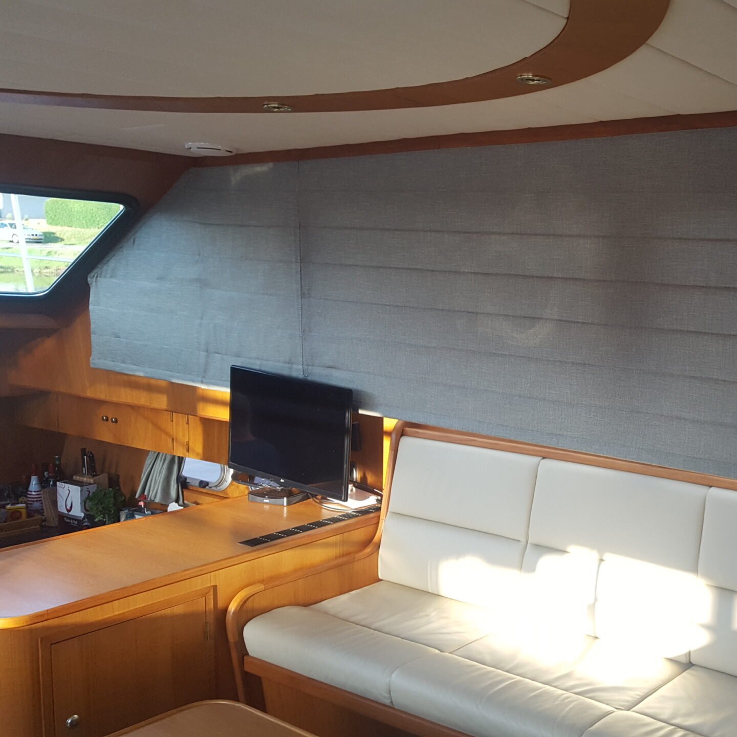 Plezierjacht gordijnen Antwerpen