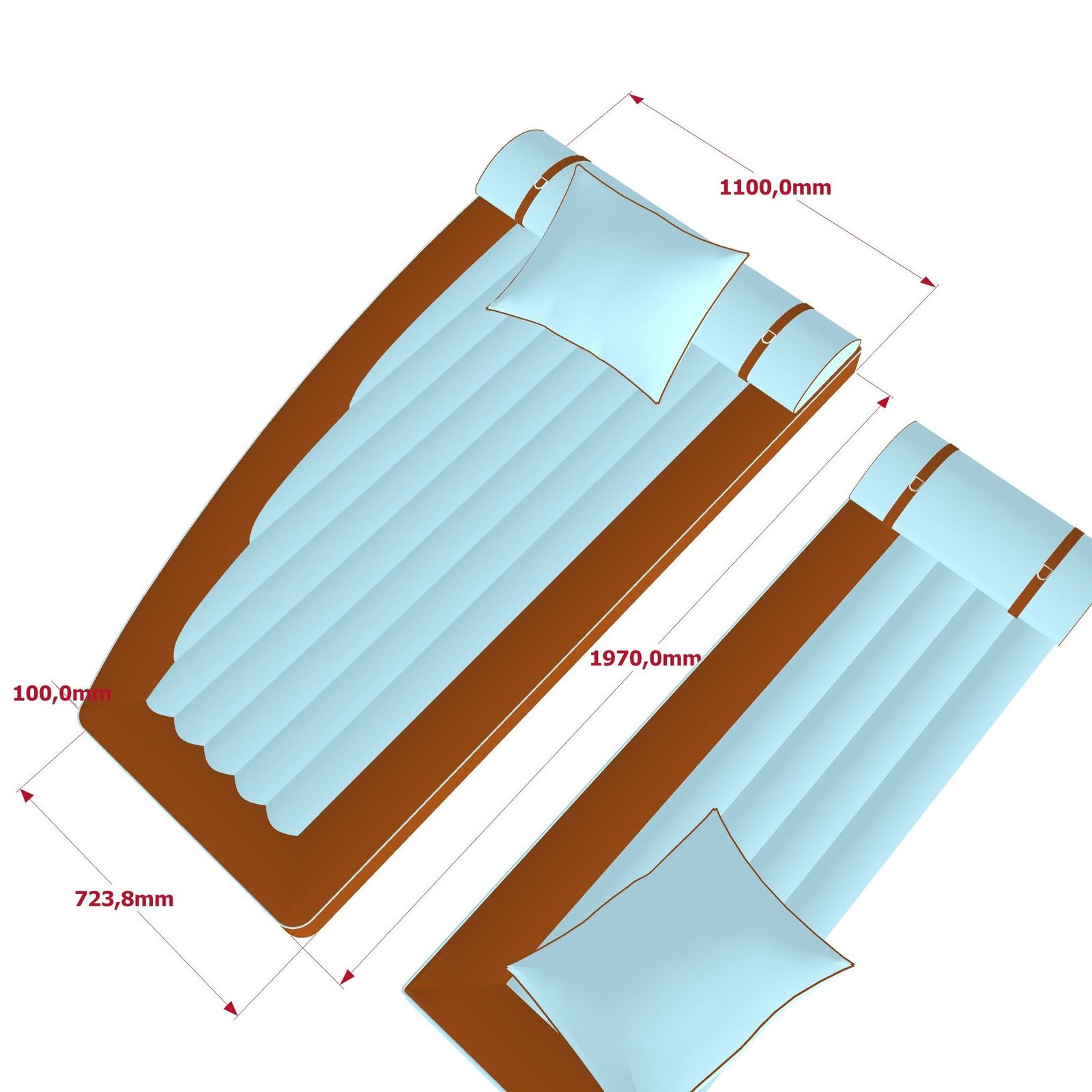 3D Zonnebedden ontwerp